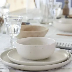 Costa Nova Dinnerware|Pacifica Collection Cereal Bowls in Vanilla, Set of 6