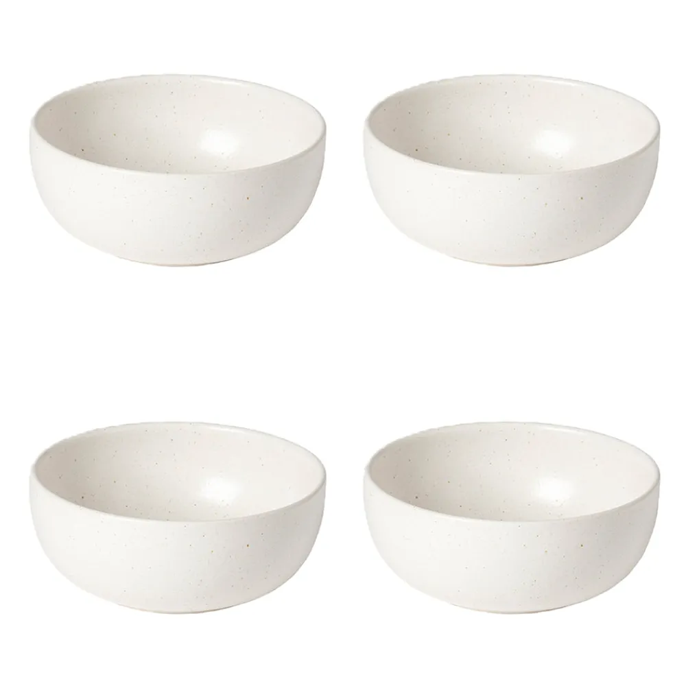 Costa Nova Dinnerware|Pacifica Collection Cereal Bowls in Vanilla, Set of 6