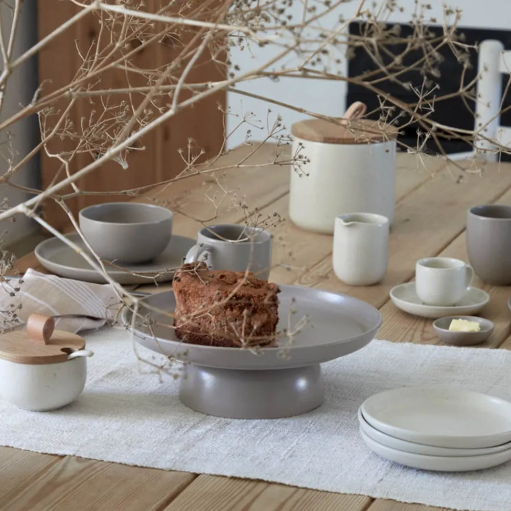 Costa Nova Dinnerware|Pacifica Collection Coffee Cups & Saucers in Artichoke, Set of 6