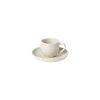 Costa Nova Dinnerware|Pacifica Collection Coffee Cups & Saucers in Vanilla, Set of 6