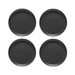 Costa Nova Dinnerware|Pacifica Collection Dinner Plates in Seed Grey, Set of 6
