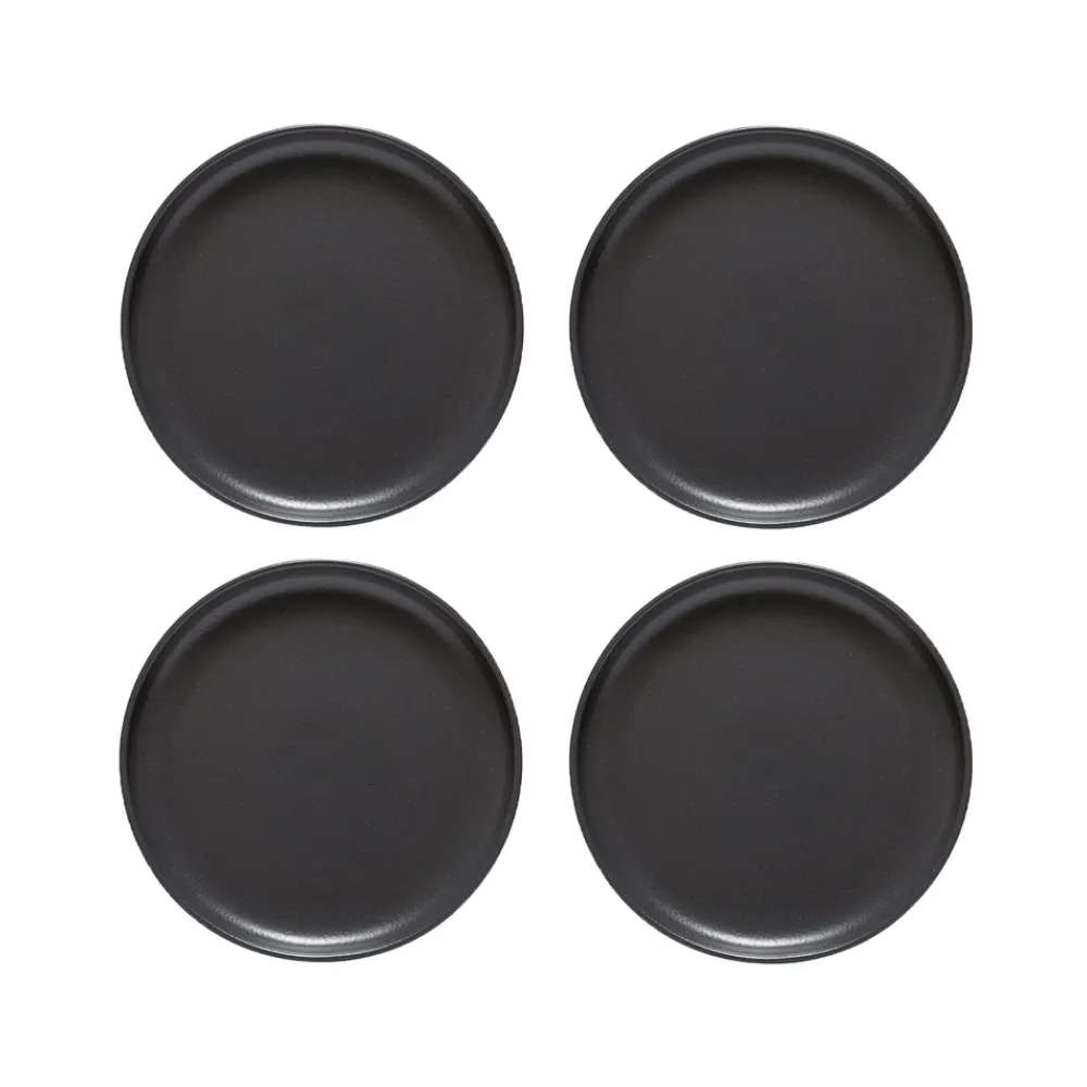 Costa Nova Dinnerware|Pacifica Collection Dinner Plates in Seed Grey, Set of 6