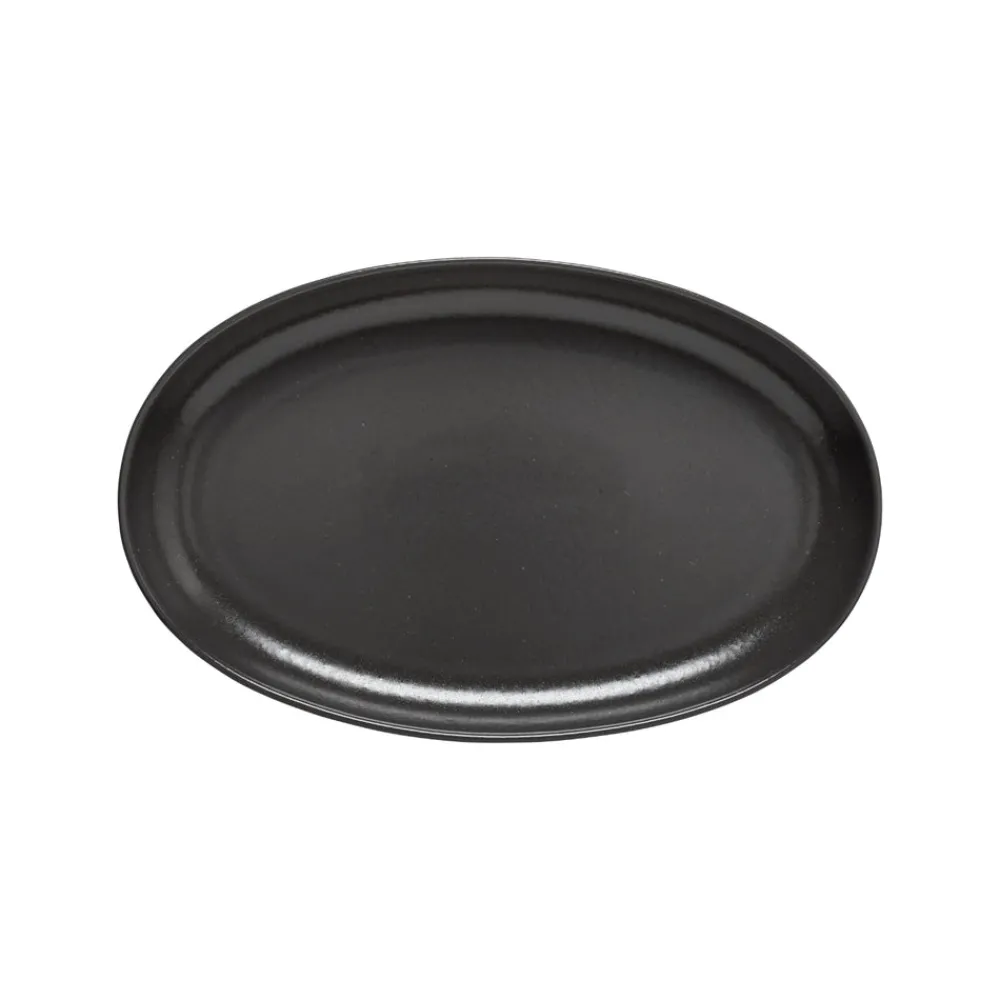 Costa Nova Dinnerware|Pacifica Collection Oval Plates in Seed Grey, Set of 6