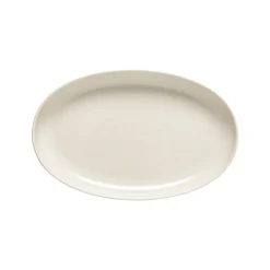 Costa Nova Dinnerware|Pacifica Collection Oval Plates in Vanilla, Set of 6