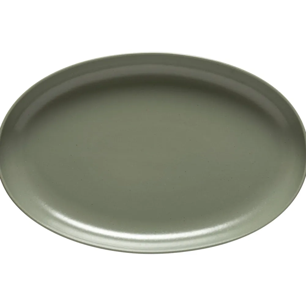 Costa Nova Dinnerware|Pacifica Collection Oval Platter in Artichoke