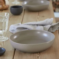 Costa Nova Dinnerware|Pacifica Collection Pasta Bowls in Chestnut, Set of 6