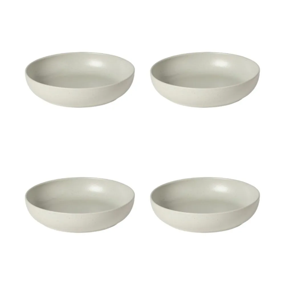 Costa Nova Dinnerware|Pacifica Collection Pasta Bowls in Oyster Grey, Set of 6