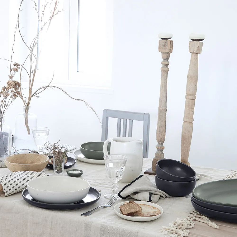 Costa Nova Glassware|Pacifica Collection Pitcher 55 oz. in Vanilla