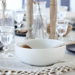 Costa Nova Dinnerware|Pacifica Collection Serving Bowl 10" in Salt