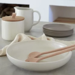 Costa Nova Dinnerware|Pacifica Collection Serving Bowl 13" in Salt