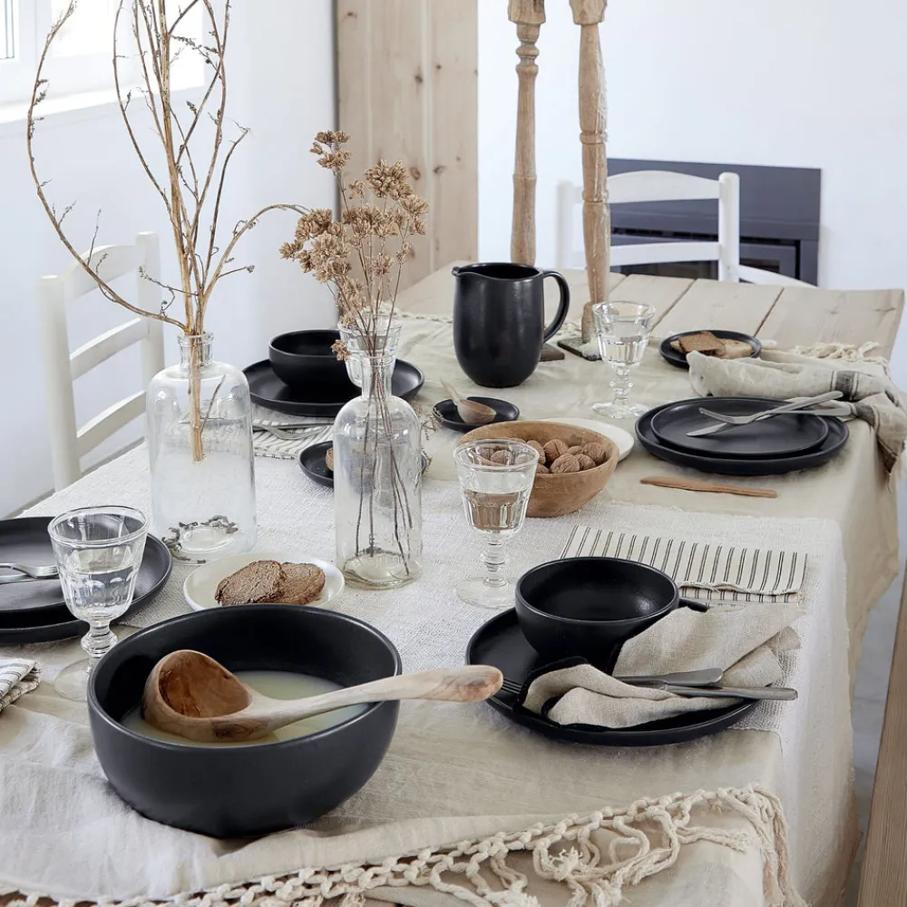 Costa Nova Dinnerware|Pacifica Collection Serving Bowl 10" in Seed Grey