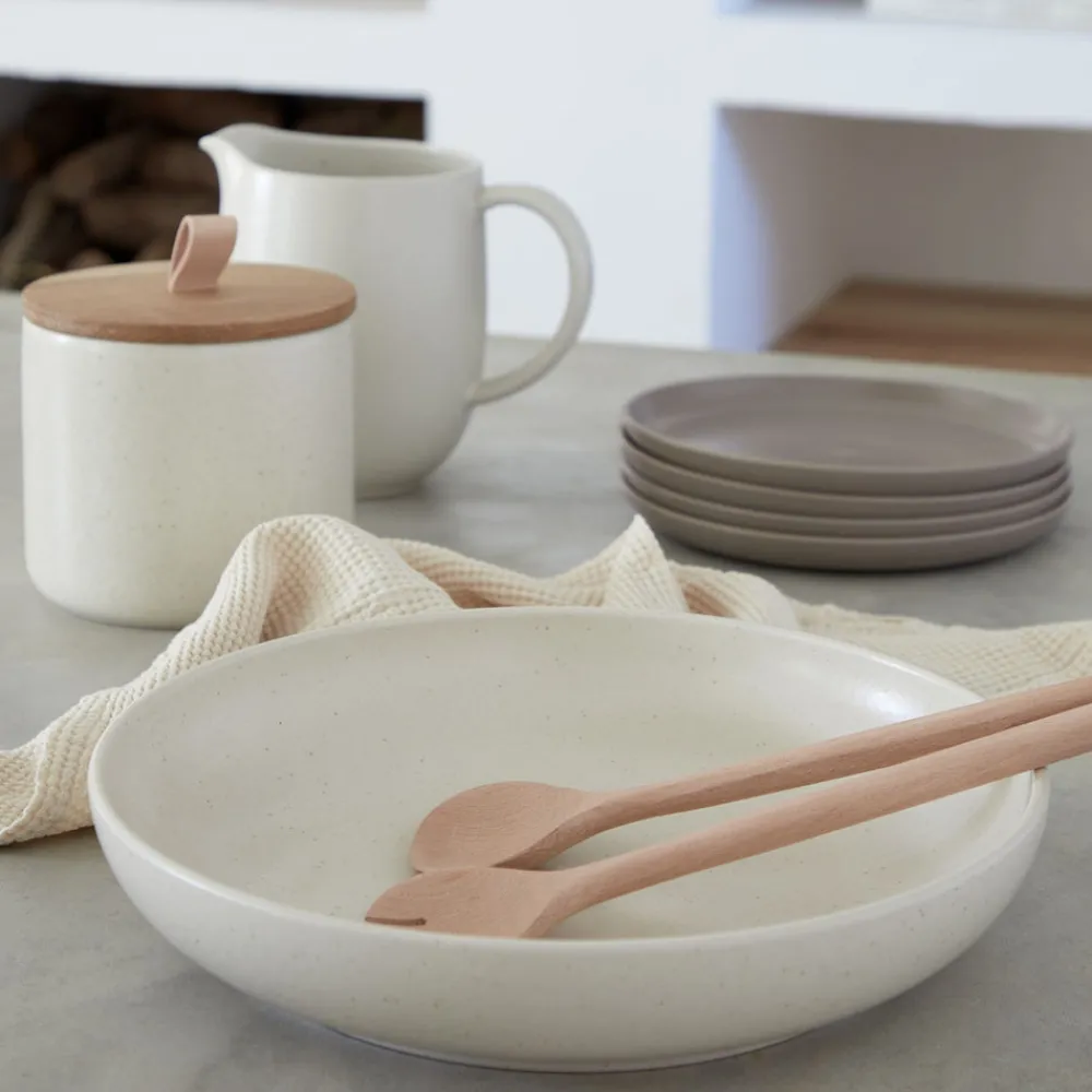 Costa Nova Dinnerware|Pacifica Collection Serving Bowl 13" in Vanilla