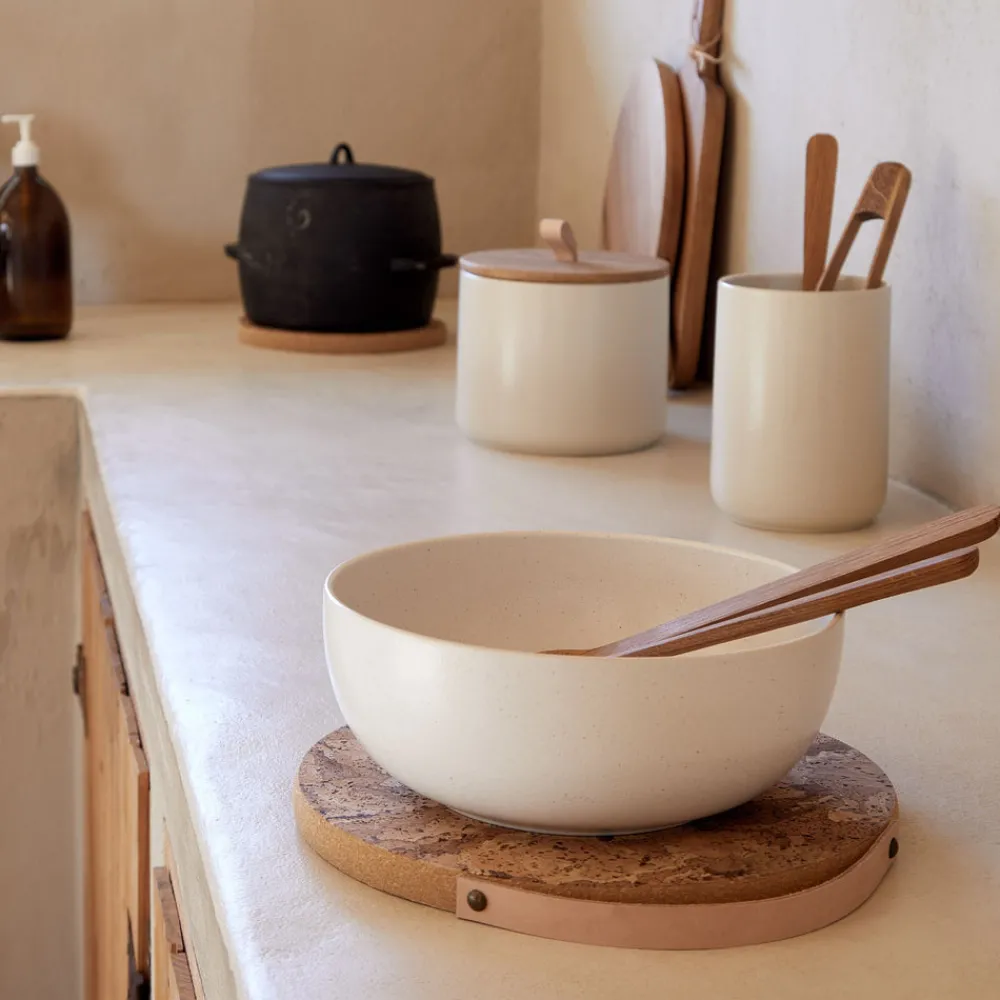 Costa Nova Dinnerware|Pacifica Collection Serving Bowl 10" in Vanilla