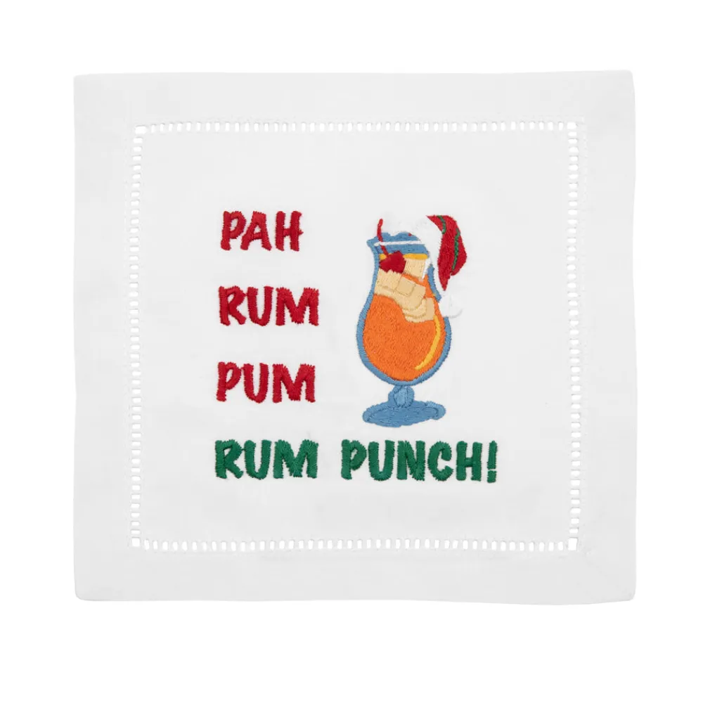 August Morgan Place Settings & Linens|Pah Rum Punch! Cocktail Napkins, Set of 4