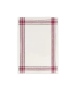 Rebecca Udall Place Settings & Linens|Pair of Bistrot Tea Towels in Burgundy, Set of 2