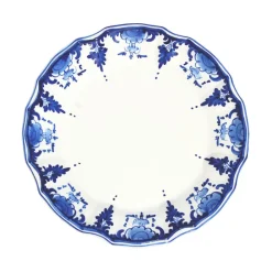 Este Ceramiche Dinnerware|Palmetta Dinner Plates in Blue, Set of 6