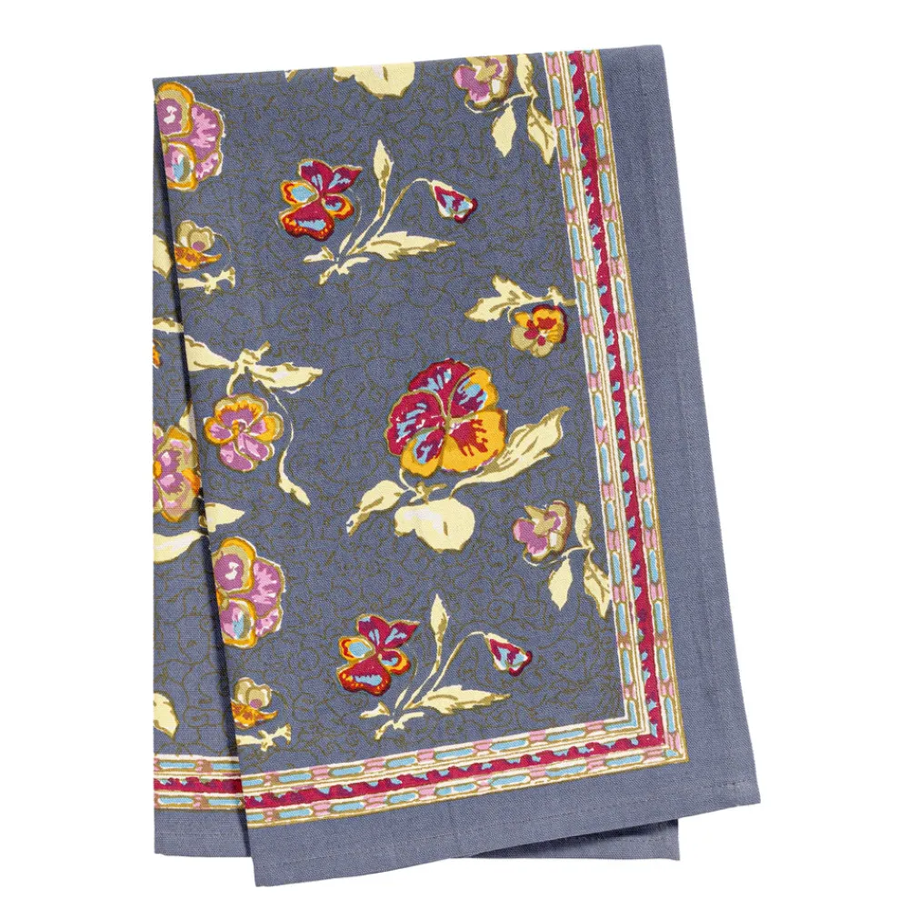 Couleur Nature Place Settings & Linens|Pansy Tea Towels Red & Grey, Set of 3