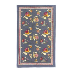 Couleur Nature Place Settings & Linens|Pansy Tea Towels Red & Grey, Set of 3