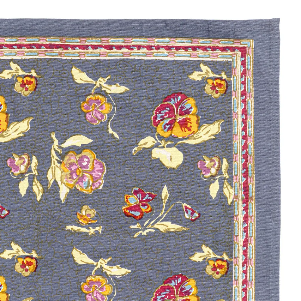 Couleur Nature Place Settings & Linens|Pansy Tea Towels Red & Grey, Set of 3