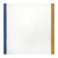 Caravan Place Settings & Linens|Paris Napkins in Blue & Mustard, Set of 4