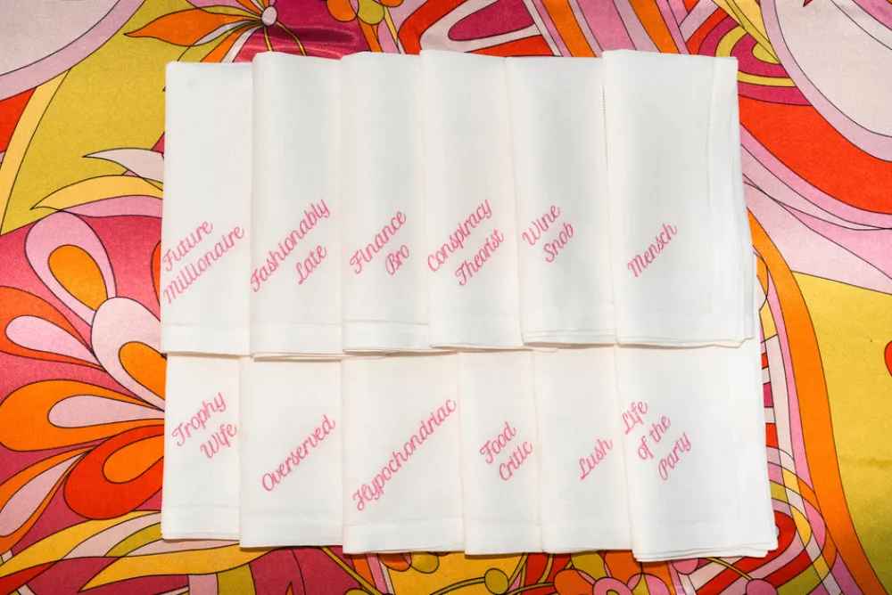 No Reservations Place Settings & Linens|Party Archetype Dinner Napkins, Set of 12