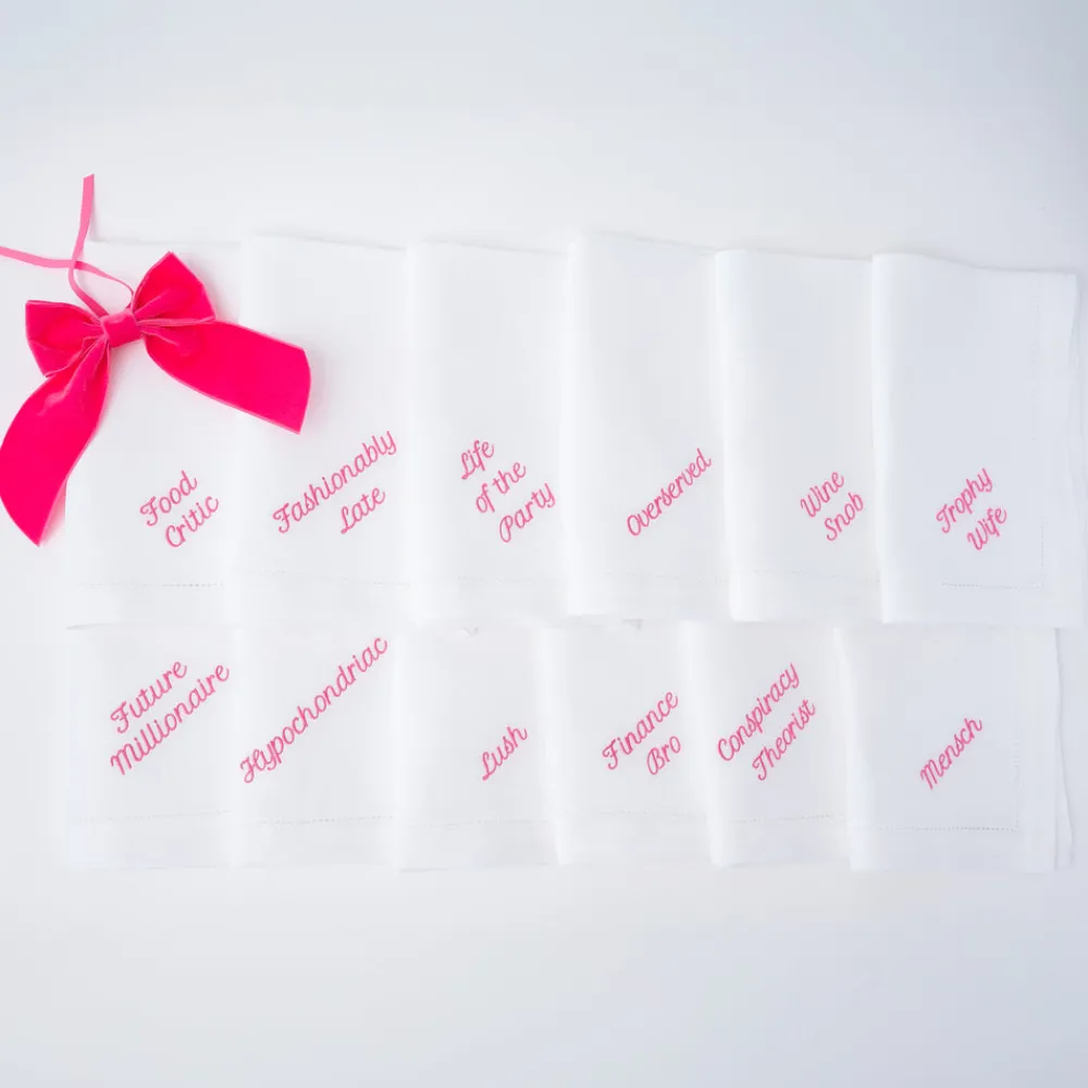 No Reservations Place Settings & Linens|Party Archetype Dinner Napkins, Set of 12