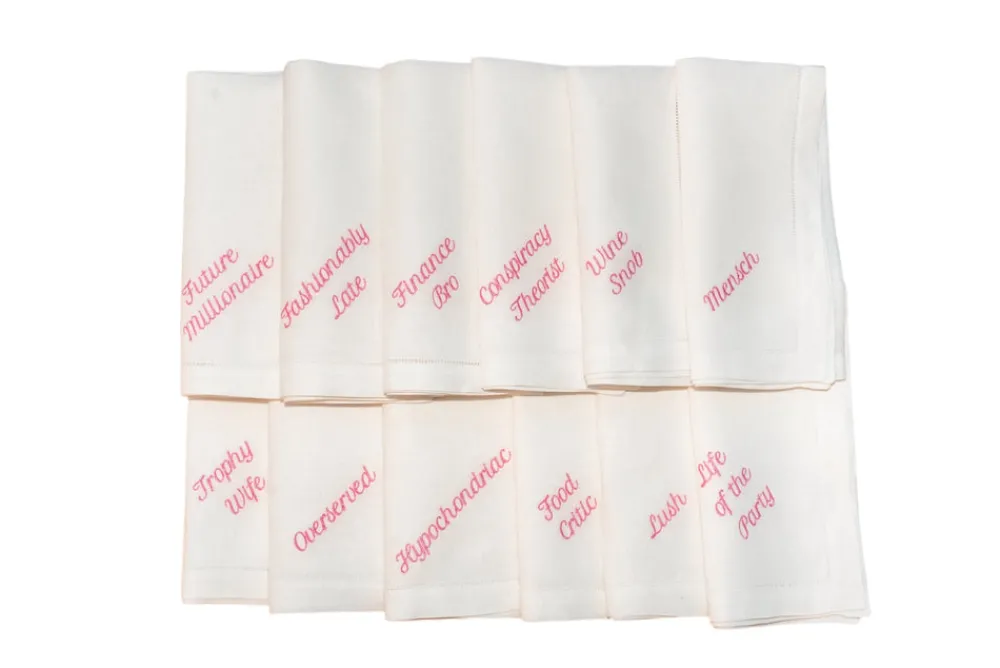 No Reservations Place Settings & Linens|Party Archetype Dinner Napkins, Set of 12