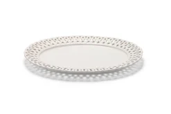 AERIN Dinnerware|Paulette Oval Platter in White