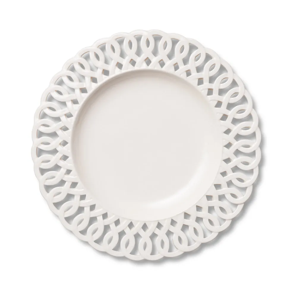 AERIN Dinnerware|Paulette Salad Plate in White