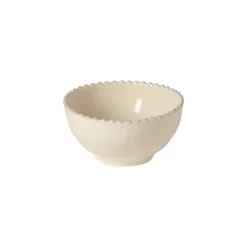 Costa Nova Dinnerware|Pearl Collection Cereal Bowls in Cream, Set of 6