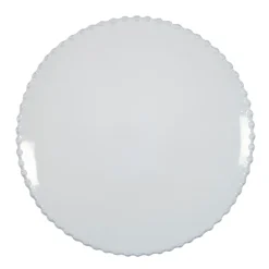 Costa Nova Dinnerware|Pearl Collection Dinner Plates in White, Set of 6