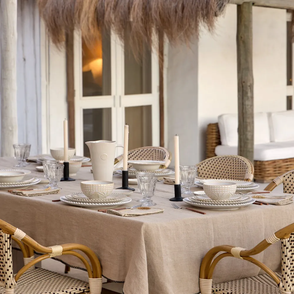 Costa Nova Dinnerware|Pearl Collection Mugs in Cream, Set of 6