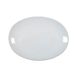 Costa Nova Dinnerware|Pearl Collection Oval Platter 16" in White