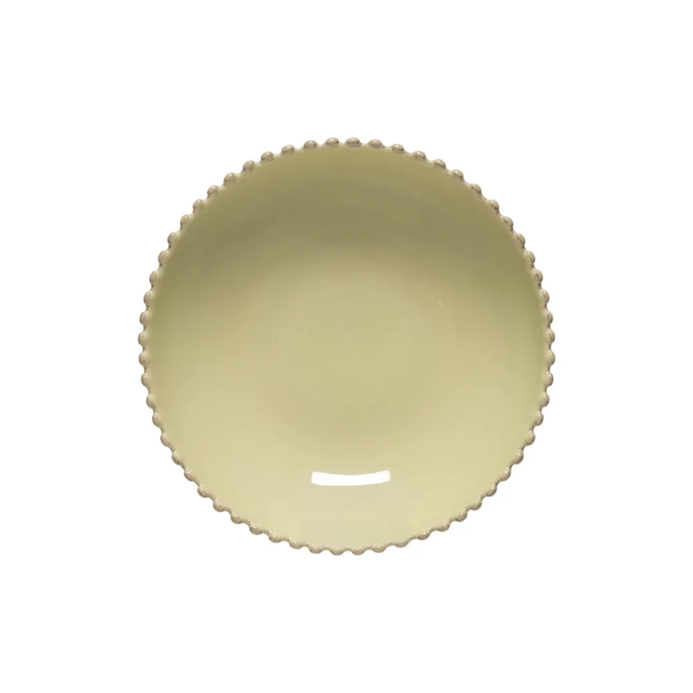 Costa Nova Dinnerware|Pearl Collection Pasta Bowls in Lilly Green, Set of 6