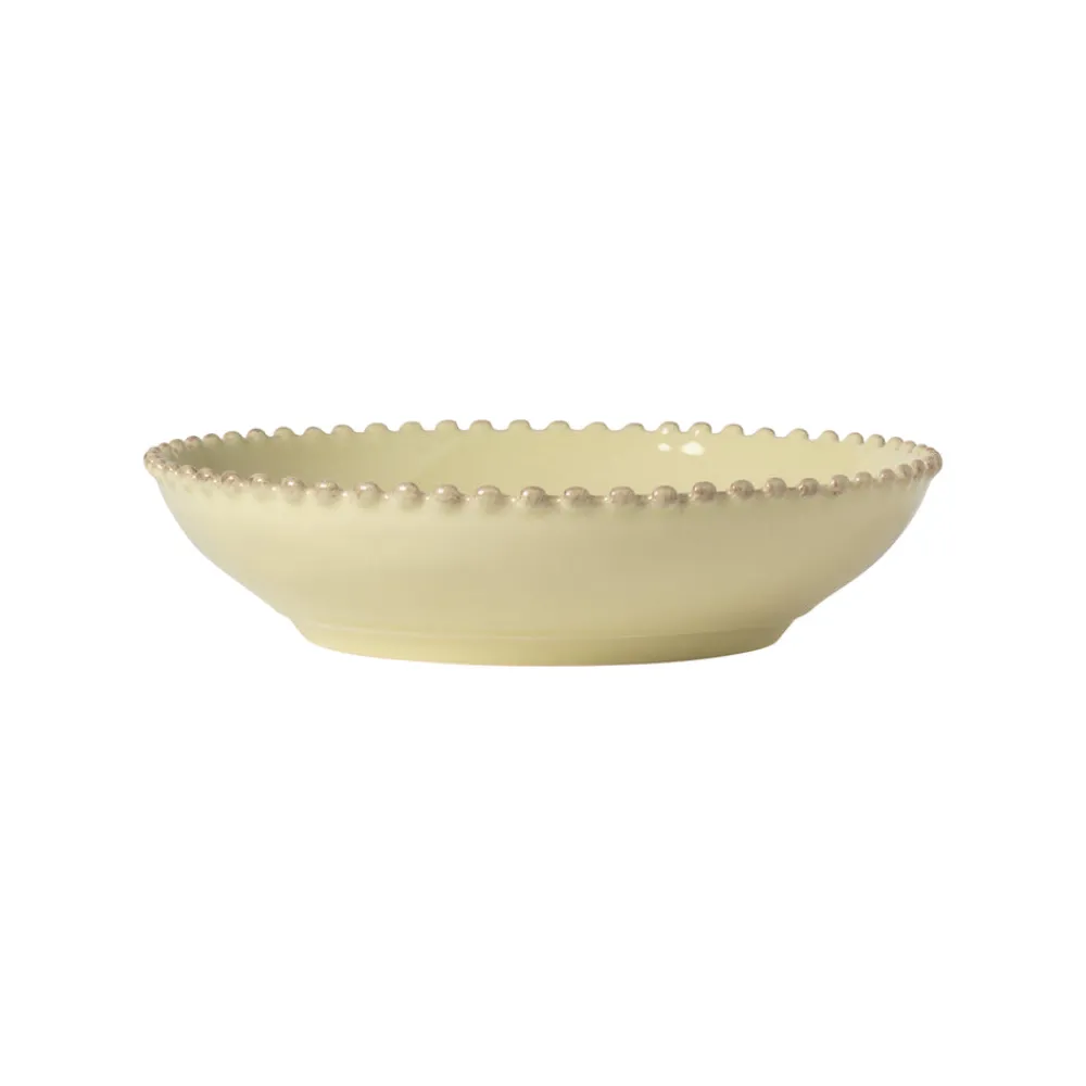 Costa Nova Dinnerware|Pearl Collection Pasta Bowls in Lilly Green, Set of 6