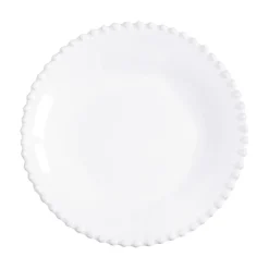 Costa Nova Dinnerware|Pearl Collection Pasta Plates in White, Set of 6