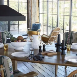 Costa Nova Dinnerware|Pearl Collection Pasta Plates in White, Set of 6