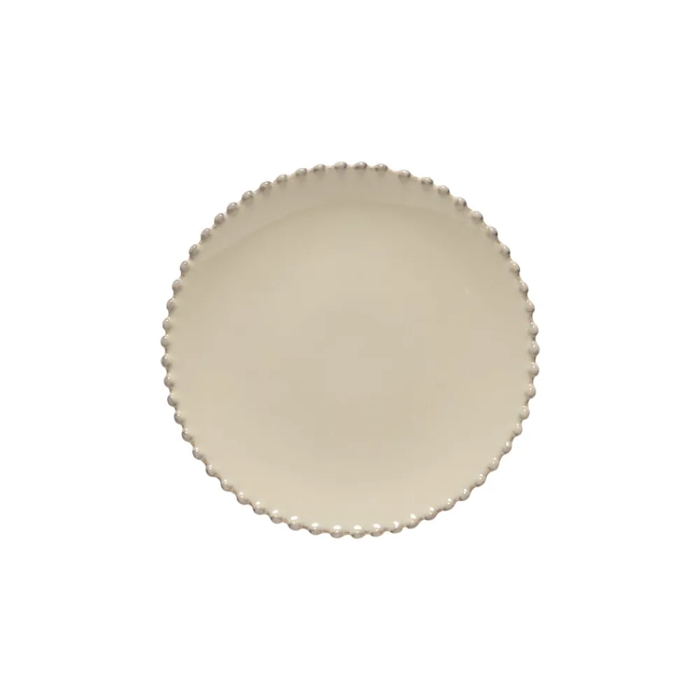 Costa Nova Dinnerware|Pearl Collection Salad Plates in Cream, Set of 6
