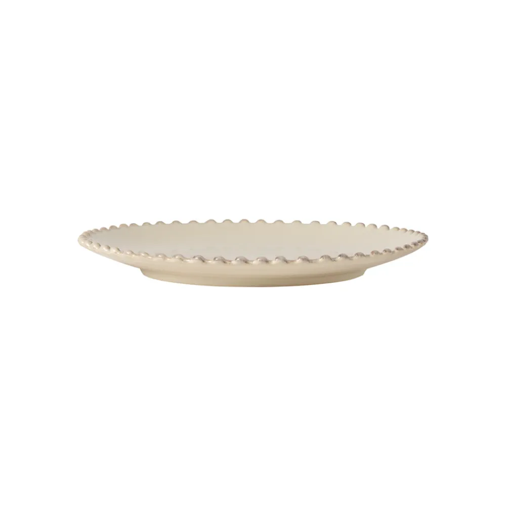 Costa Nova Dinnerware|Pearl Collection Salad Plates in Cream, Set of 6