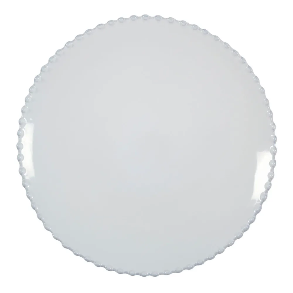 Costa Nova Dinnerware|Pearl Collection Salad Plates in White, Set of 6