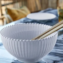 Costa Nova Dinnerware|Pearl Collection Serving Bowl 11" in White