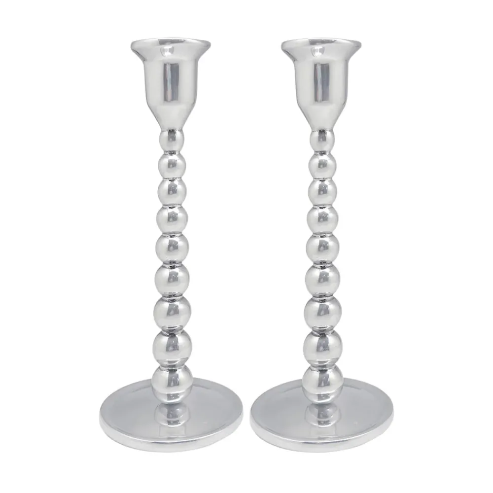Mariposa Candles|Pearled Candlestick Set