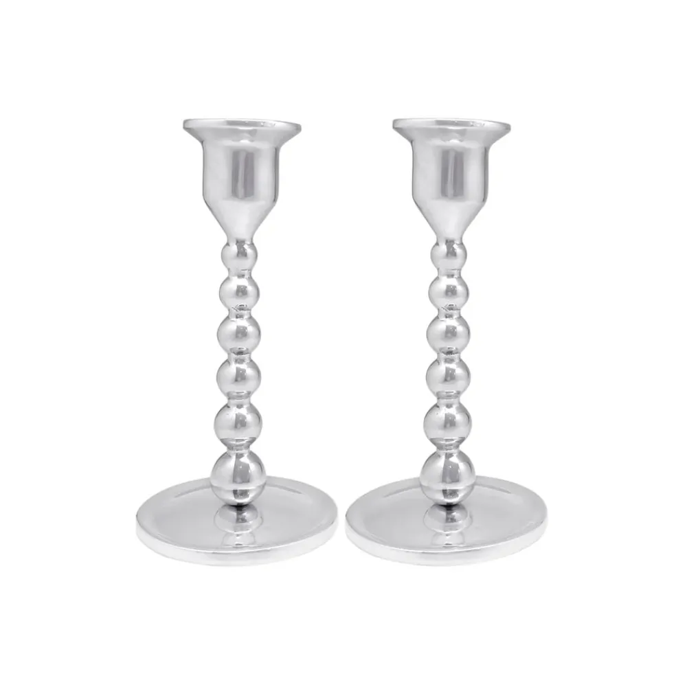 Mariposa Candles|Pearled Candlestick Set