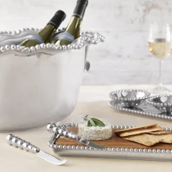 Mariposa Dinnerware|Pearled Cheese Knife Set