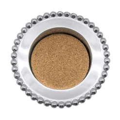 Mariposa Place Settings & Linens|Pearled Wine Coaster