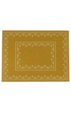 Esencial Hogar Place Settings & Linens|Pedralbes Placemats in Marigold, Set of 4