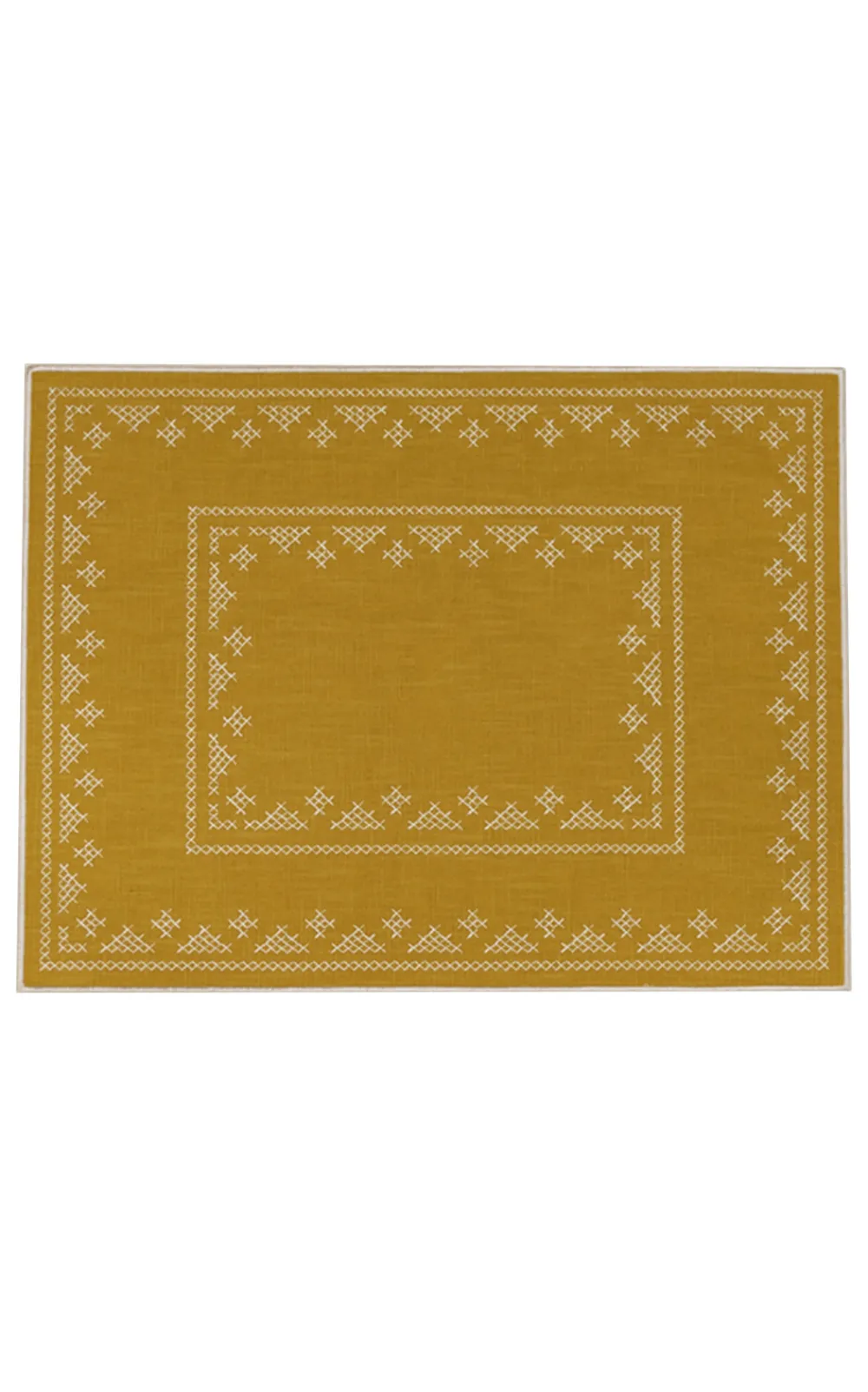 Esencial Hogar Place Settings & Linens|Pedralbes Placemats in Marigold, Set of 4