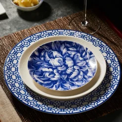 Caskata Dinnerware|Peony Canape Plates