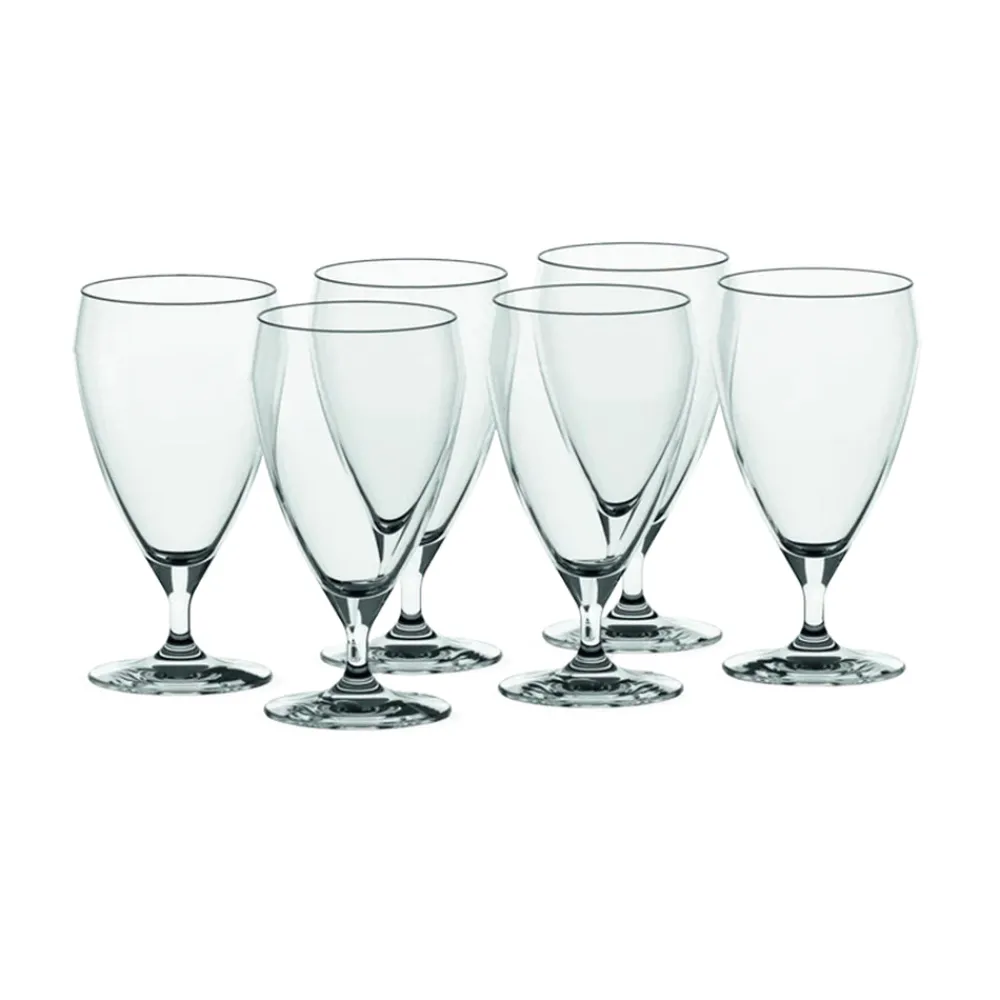 Holmegaard Glassware|Perfection Beer Glass Clear, Set of 6