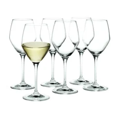 Holmegaard Glassware|Perfection White Wine Glass Clear, Set of 6